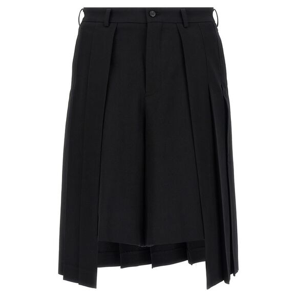 Comme Des Garçons Homme Plus Men Pleated Bermuda Shorts - Picture 1 of 4